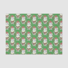 Schneebell die Kuh Weihnachtsgrün Papier