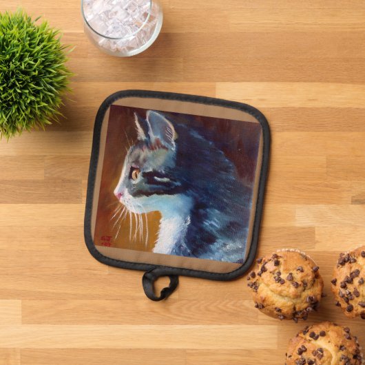 Schneebell in der Sonne, Ofen-Mitt & Pot Holders Topflappen (Oben Unten)