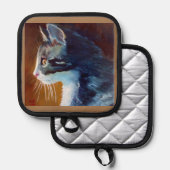 Schneebell in der Sonne, Ofen-Mitt & Pot Holders Topflappen (Vorderseite/Rückseite)