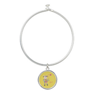 Schneebell in Liebe Charme Armband
