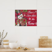 Schneebelplatz wie Zuhause Poster (Küche)