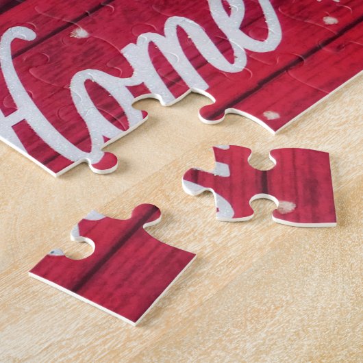 Schneebelplatz wie Zuhause Puzzle (Seite)