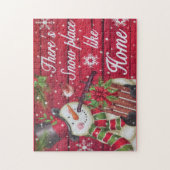Schneebelplatz wie Zuhause Puzzle (Vertikal)