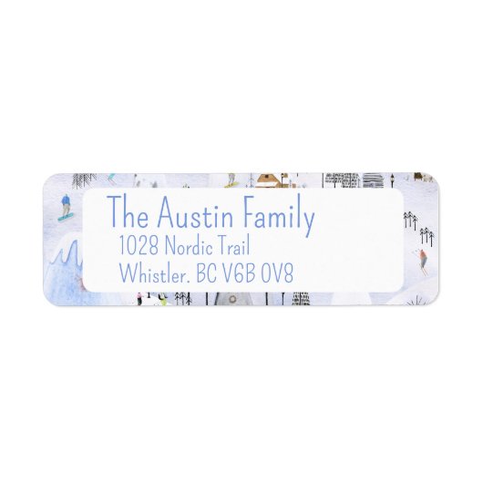 Schneeberg Alpendorf Rücksendeadresse (Vorne)