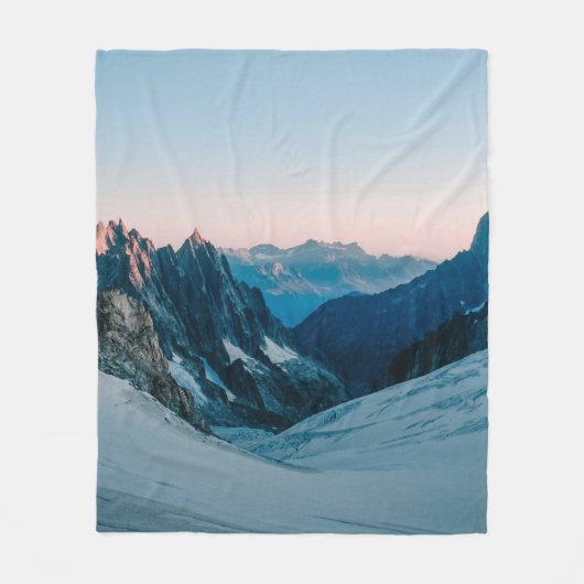 SCHNEEBERG FLEECEDECKE (Vorderseite)