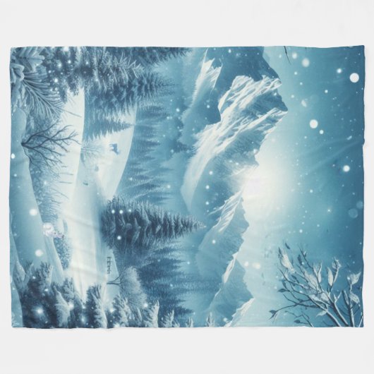 Schneeberg Fleecedecke (Vorderseite (Horizontal))