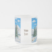 Schneeberg-Frostglas-Tasse Mattglastasse (Mittel)