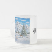 Schneeberg-Frostglas-Tasse Mattglastasse (Vorderseite Links)