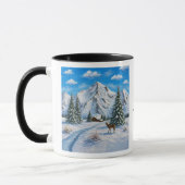 Schneeberg-Frostglas-Tasse Tasse (Links)