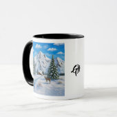 Schneeberg-Frostglas-Tasse Tasse (Vorderseite Links)