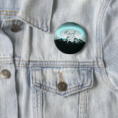 Schneeberg mysteriös blaues Neonlicht-Monogramm Button (Beispiel)