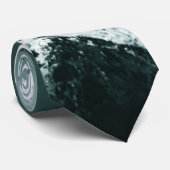 Schneeberg mysteriös blaues Neonlicht-Monogramm Krawatte (Gerollt)