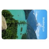 Schneeberg Türkissee in Washington Magnet (Horizontal)