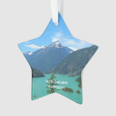 Schneeberg Türkissee in Washington Ornament (Vorderseite)