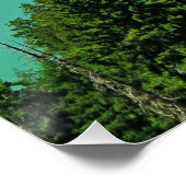 Schneeberg Türkissee in Washington Poster (Ecke)
