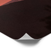 SCHNEEBERG WÄHREND DER GOLDENSTUNDE POSTER (Ecke)