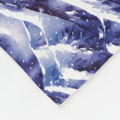 Schneeberg Winter Fleecedecke (Ecke)