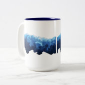 Schneeberg Zweifarbige Tasse (Vorderseite Links)