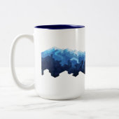 Schneeberg Zweifarbige Tasse (Links)