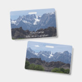 Schneeberge Ausweis (Vorder- & Rückseite)