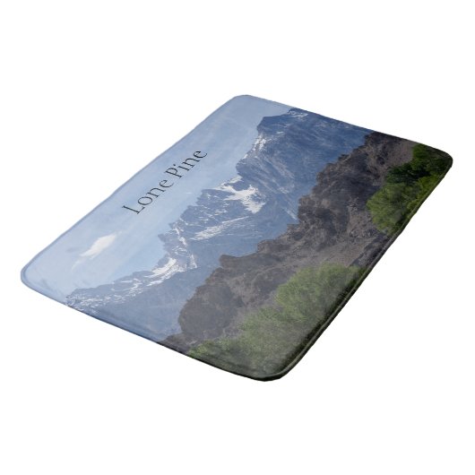 Schneeberge Badematte (Schrägansicht)