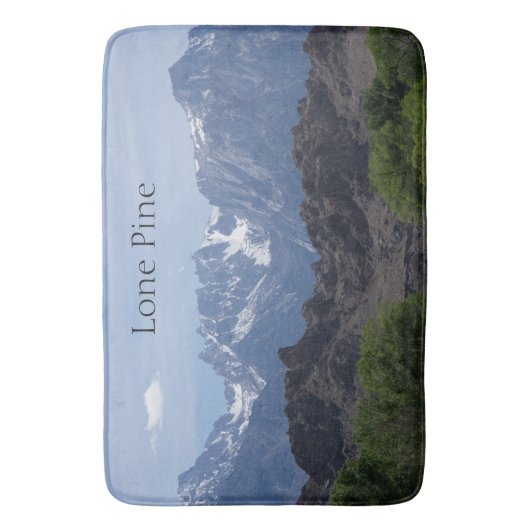 Schneeberge Badematte (Vorderseite Vertikal)