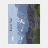 Schneeberge Fleecedecke (Vorderseite)