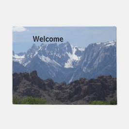 Schneeberge Fußmatte
