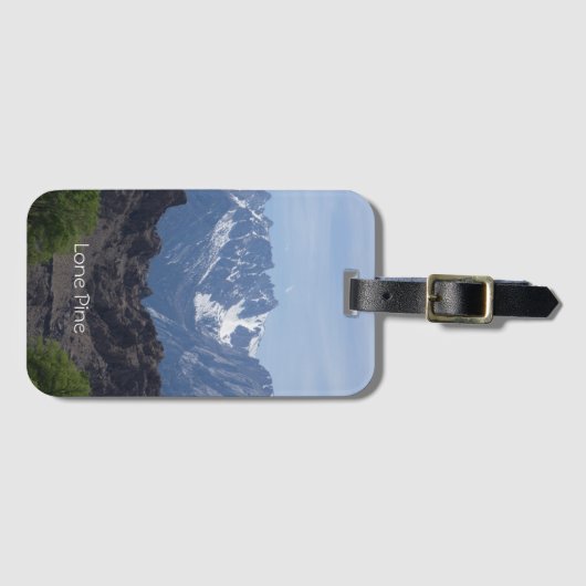 Schneeberge Gepäckanhänger (Vorderseite (Horizontal))