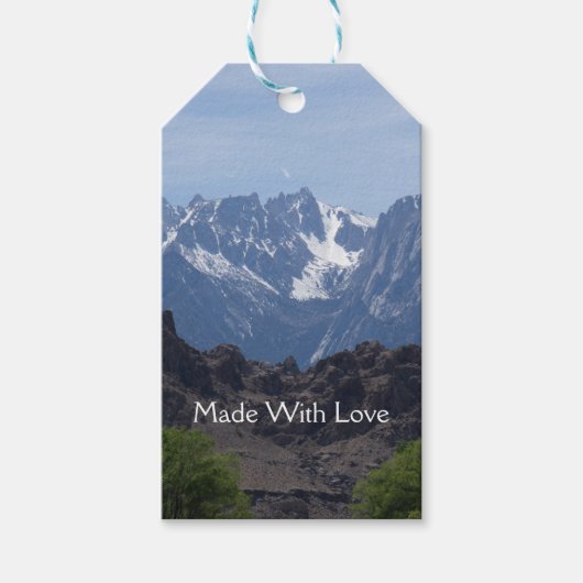 Schneeberge Geschenkanhänger (Vorderseite)