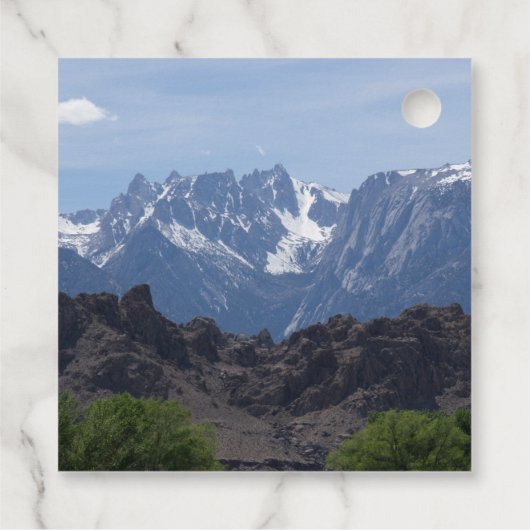 Schneeberge Geschenkanhänger (Rückseite)