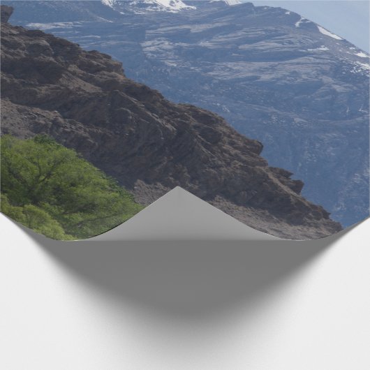 Schneeberge Geschenkpapier (Ecke)