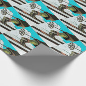 Schneeberge Geschenkpapier (Ecke)