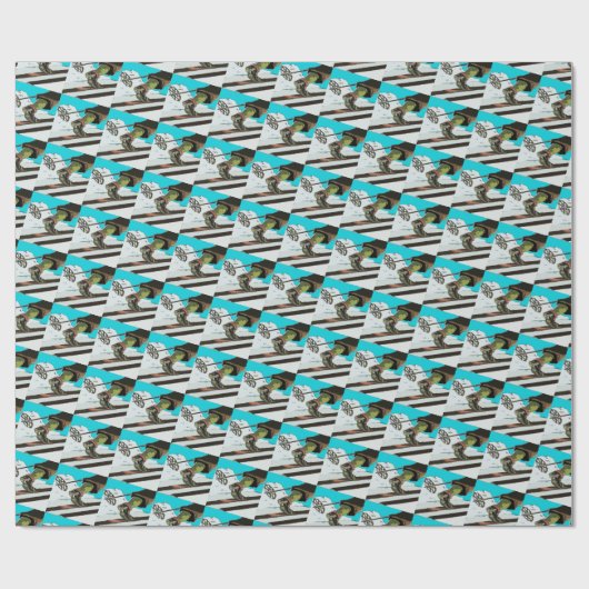 Schneeberge Geschenkpapier (Flach)