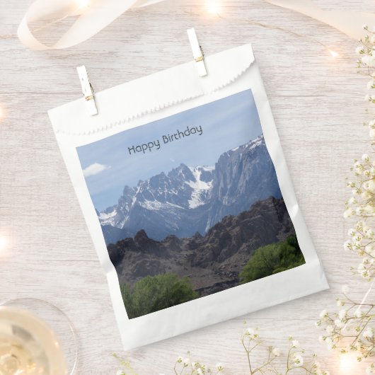 Schneeberge Geschenktütchen (Ausgeschnitten)