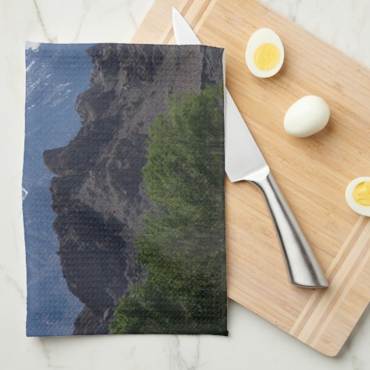 Schneeberge Geschirrtuch (Viertel Falte)