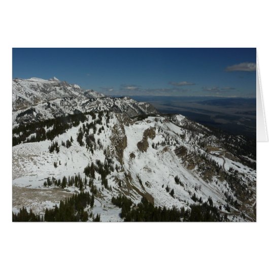 Schneeberge Gipfel des Großen Tetons I Fotografie (Vorderseite (Horizontal))