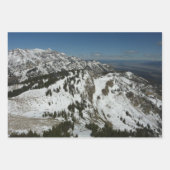 Schneeberge Gipfel des Großen Tetons I Fotografie Geschenkpapier Set (Vorderseite 2)