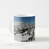 Schneeberge Gipfel des Großen Tetons I Fotografie Kaffeetasse (Vorderseite Links)