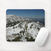 Schneeberge Gipfel des Großen Tetons I Fotografie Mousepad (Mit Mouse)