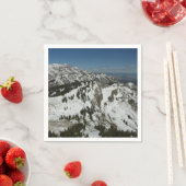 Schneeberge Gipfel des Großen Tetons I Fotografie Serviette (Beispiel)