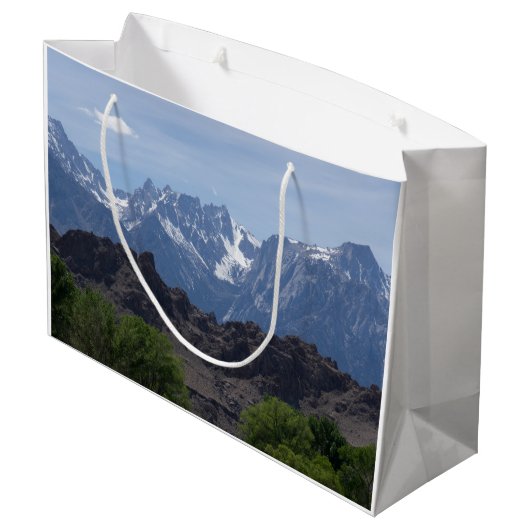 Schneeberge Große Geschenktüte (Rückseite Schrägansicht)