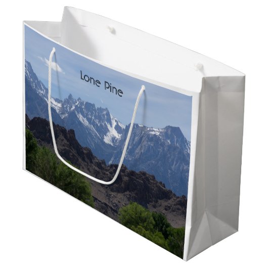 Schneeberge Große Geschenktüte (Vorderseite Schrägansicht)