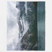 Schneeberge im Nebel am Plansee Fleecedecke (Vorderseite)