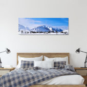 Schneeberge in Alaska Leinwanddruck (Insitu (Schlafzimmer))