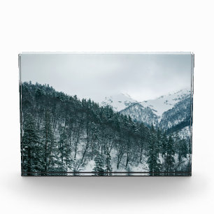 Schneeberge in Georgien Fotoblock