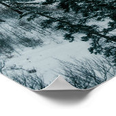 Schneeberge in Georgien Poster (Ecke)
