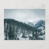 Schneeberge in Georgien Postkarte (Vorderseite)