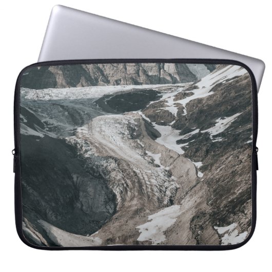 Schneeberge Laptopschutzhülle (Vorderseite)