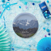 Schneeberge Pappteller (Party)